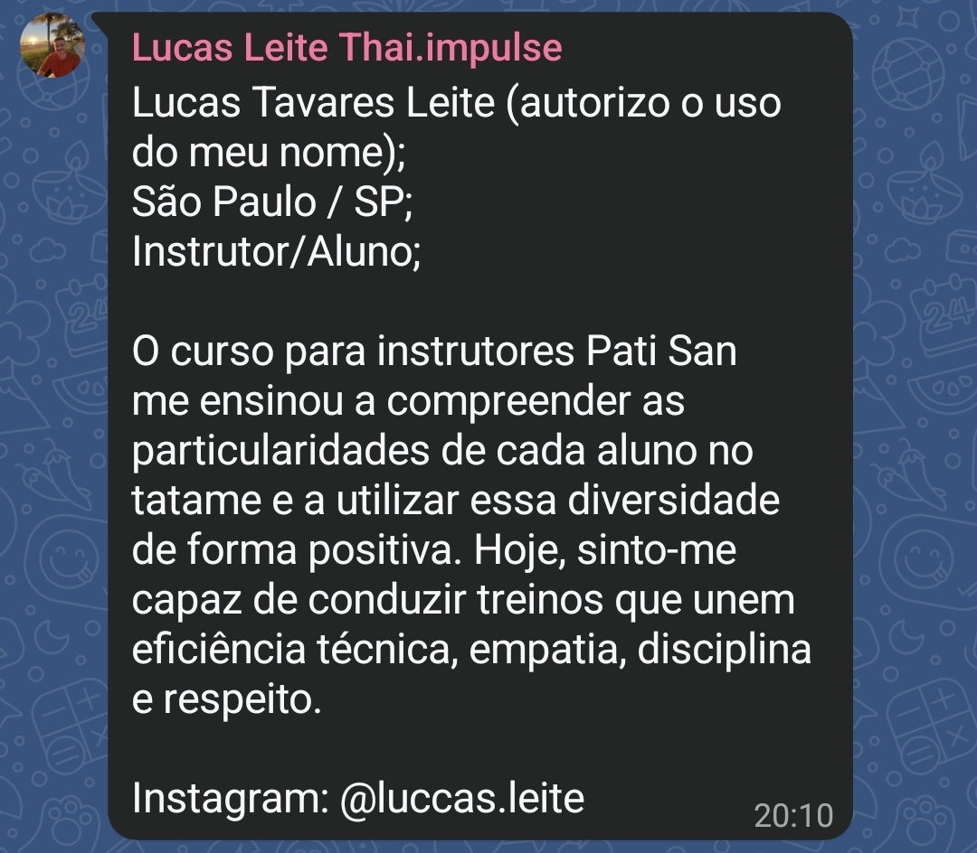 Depoimento de Lucas Tavares Leite sobre o Método SAN 360